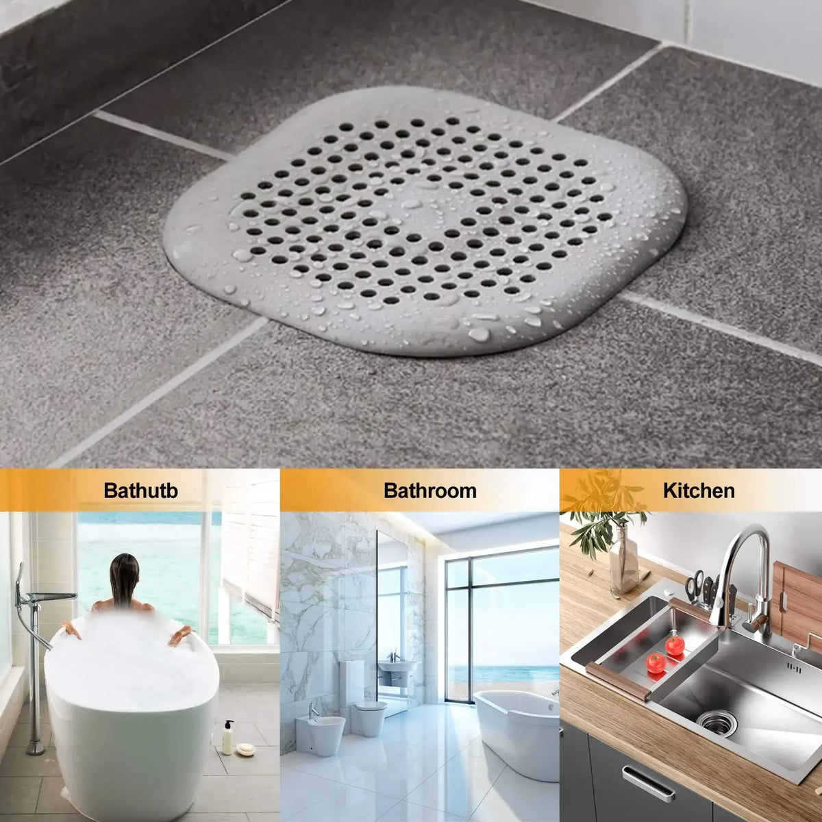 Sink & Shower Drain Hair Catcher